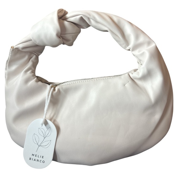Melie Bianco Handbags - Melie Bianco Cream Hobo Bag Soft Slouchy Design